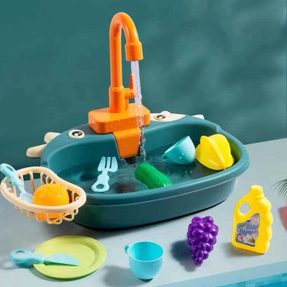 Fun Play Washing Machine Toy with Water Effect