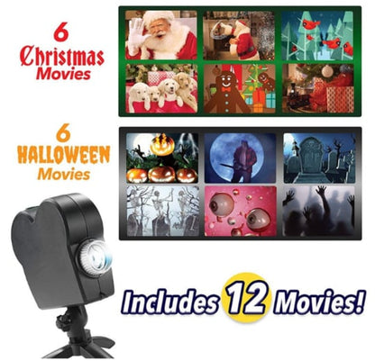 Scary Holographic Halloween Projector Lamp