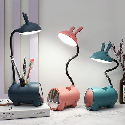 Stylish LED Desk Lamp with USB Port and Pen Holder