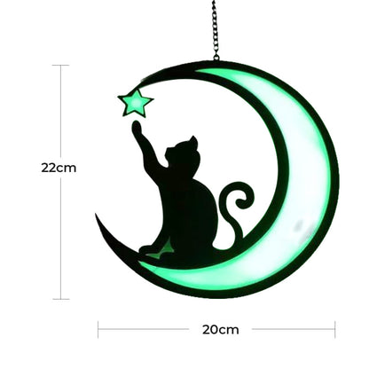 Adorable Kitty Glass Chain Necklace