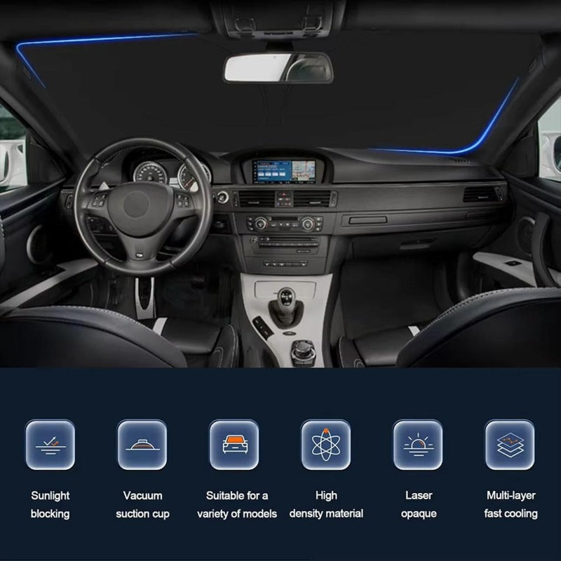 Premium Auto Window Sun Shade with UV Blocker
