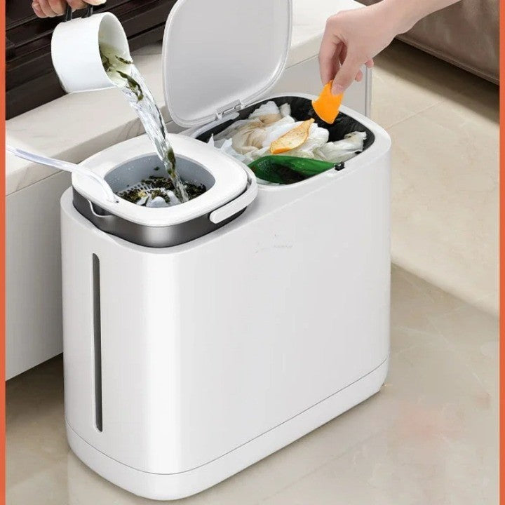 Compact Dual Kitchen Recycling Waste Bin - Luxicro