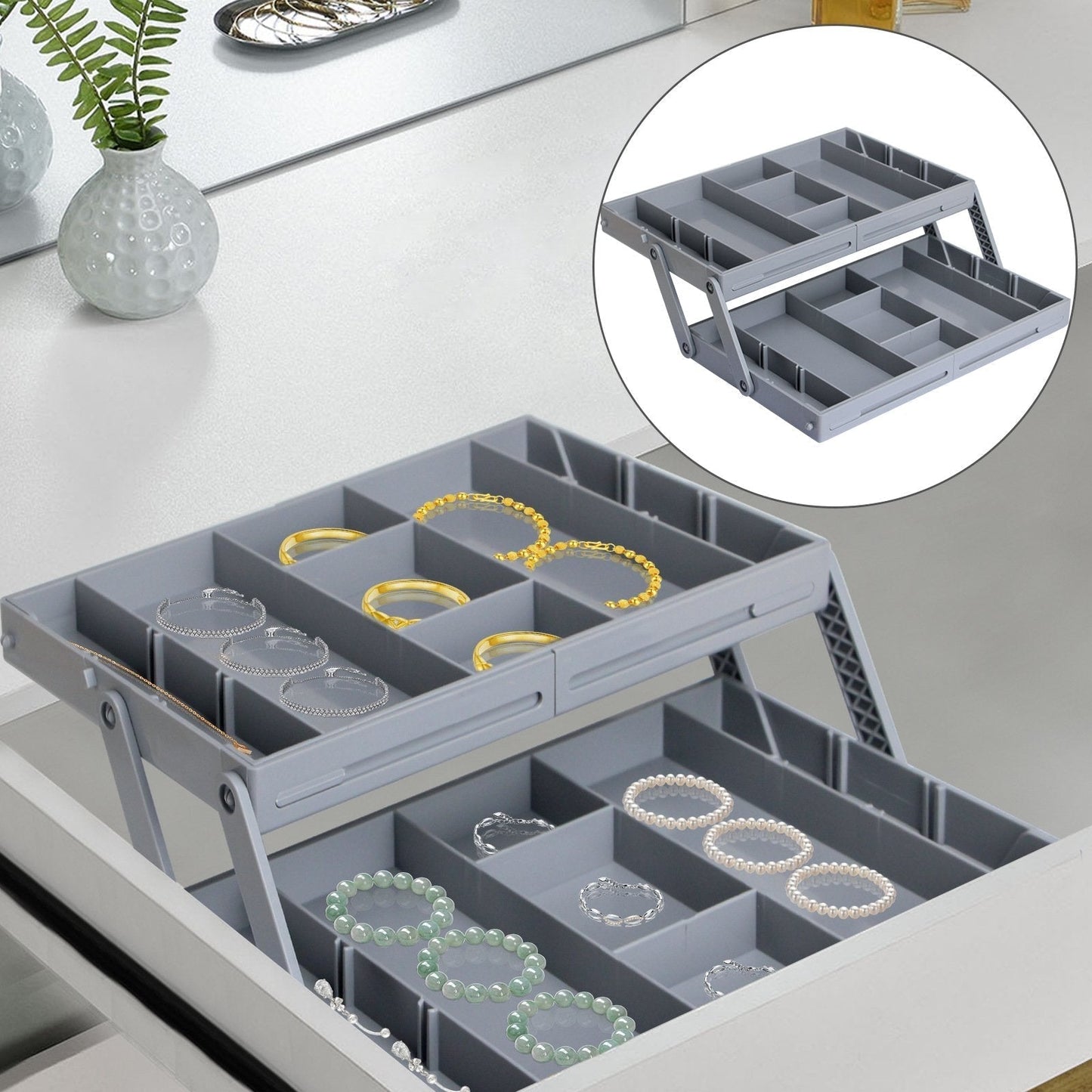 Compact Storage Plastic File Box