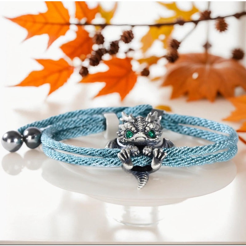 Custom Baby Dragon Charm Bangle