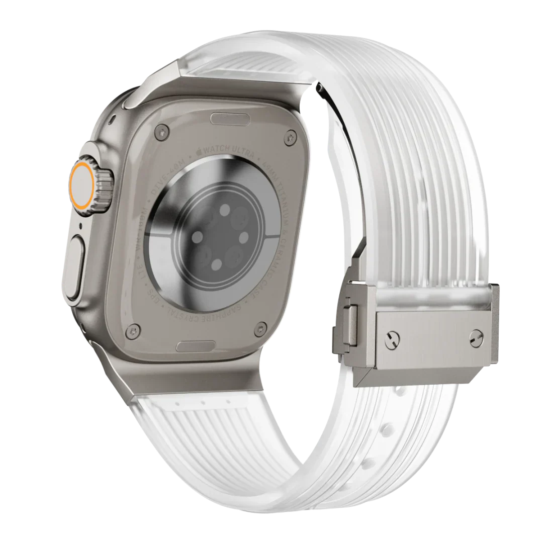 Clear Flexible Apple Watch Strap