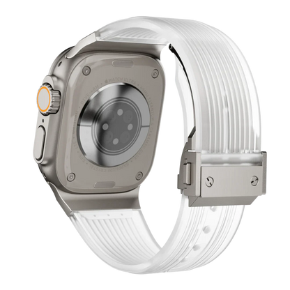 Clear Flexible Apple Watch Strap