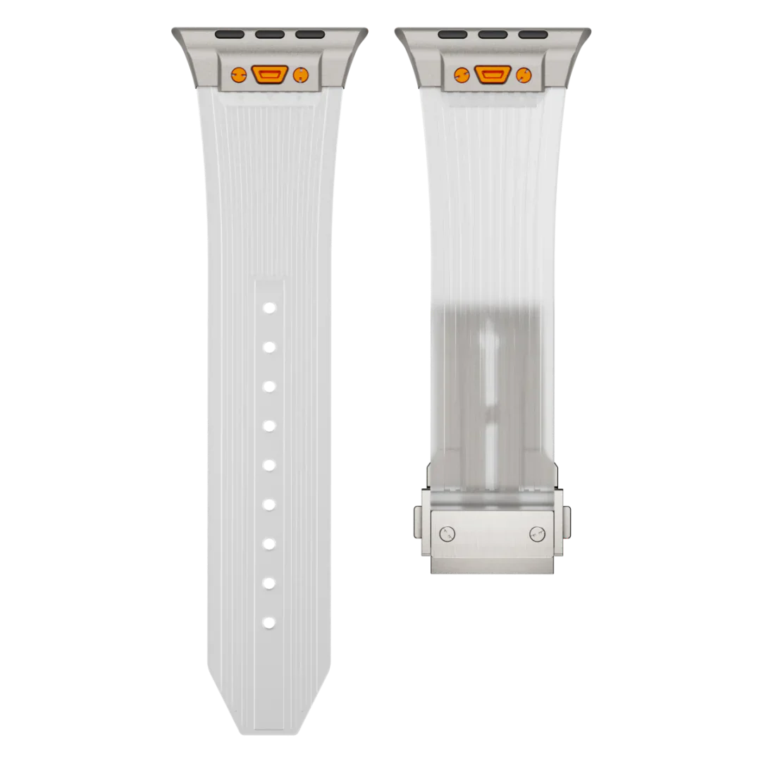Clear Flexible Apple Watch Strap