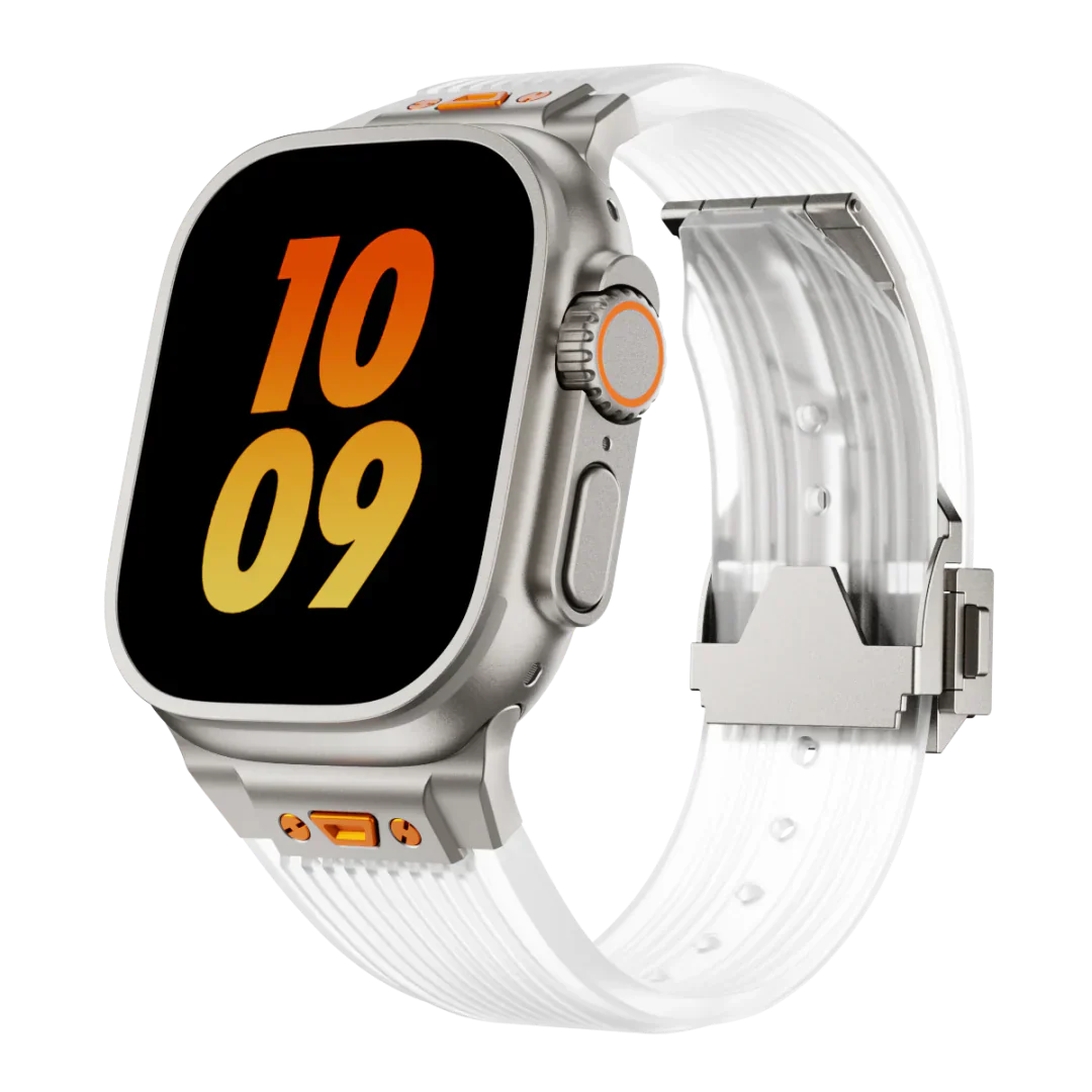 Clear Flexible Apple Watch Strap