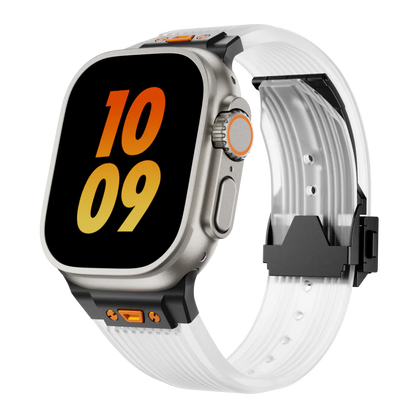 Clear Flexible Apple Watch Strap
