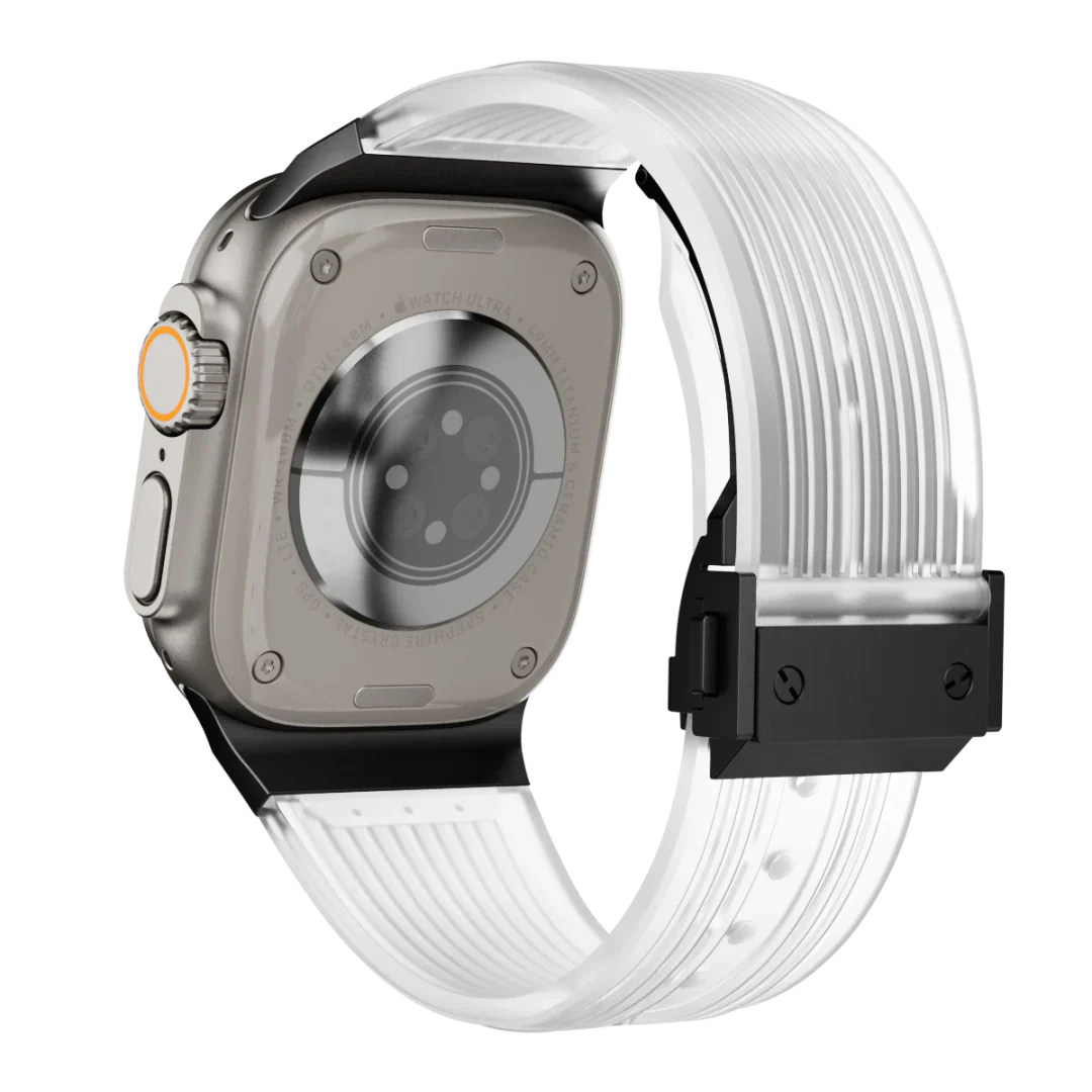 Clear Flexible Apple Watch Strap