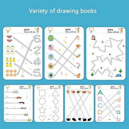 Fun Kids Activity Workbook for Learning and Drawing