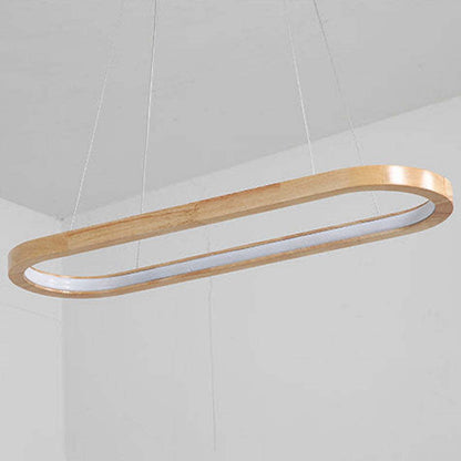 Rustic Wooden Metal Pendant Lamp