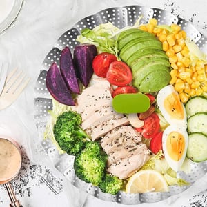 Portable Folding Food Steamer Basket