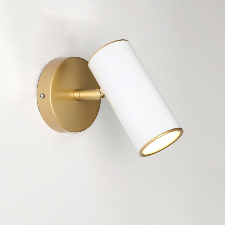 Simple Metal Wall Light – Contemporary 1-Light Reading Lamp