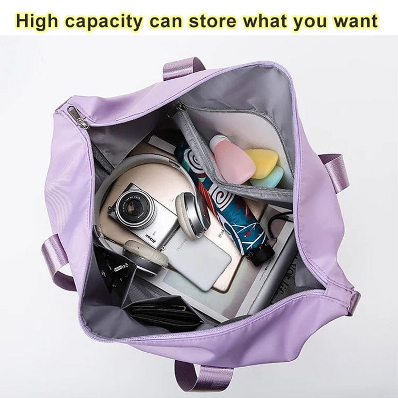 Spacious Dual Compartment Travel Duffel Bag