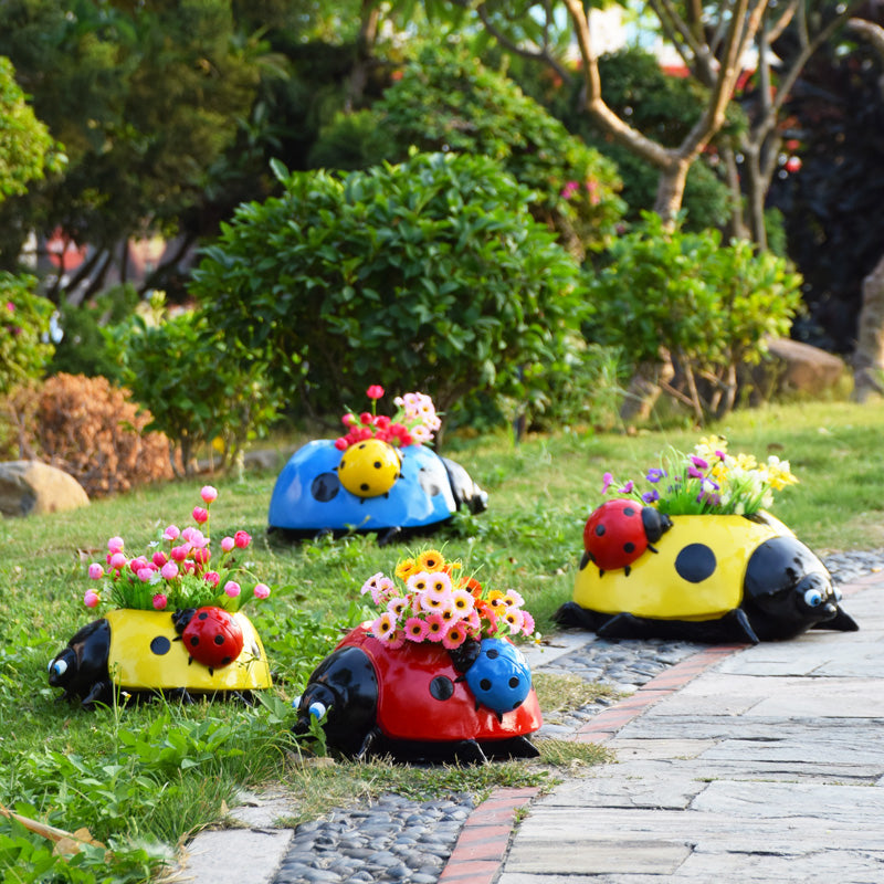 Decorative Garden Ladybug Planter