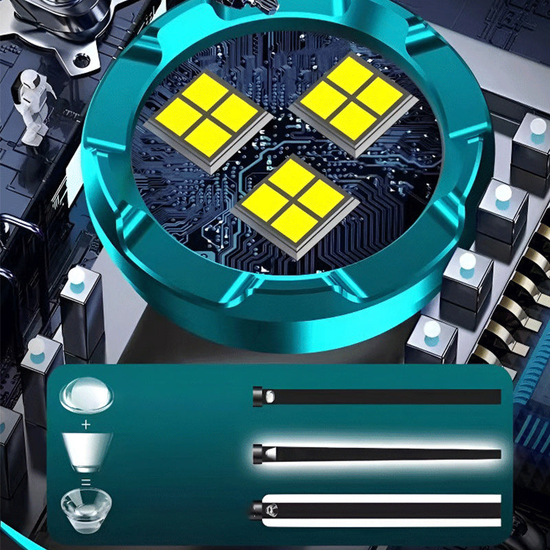 Small LED Flashlight with Colorful Style