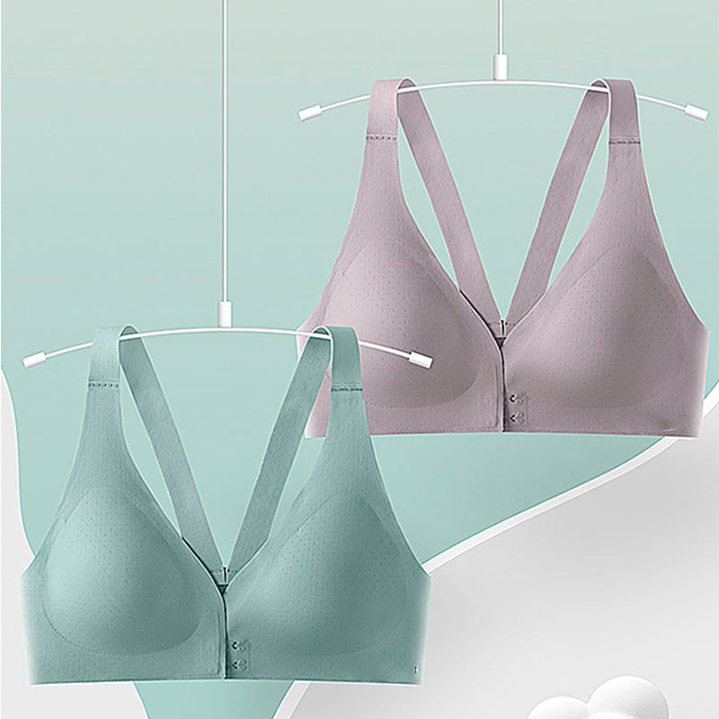 Comfortable Front Buckle Supportive Bra