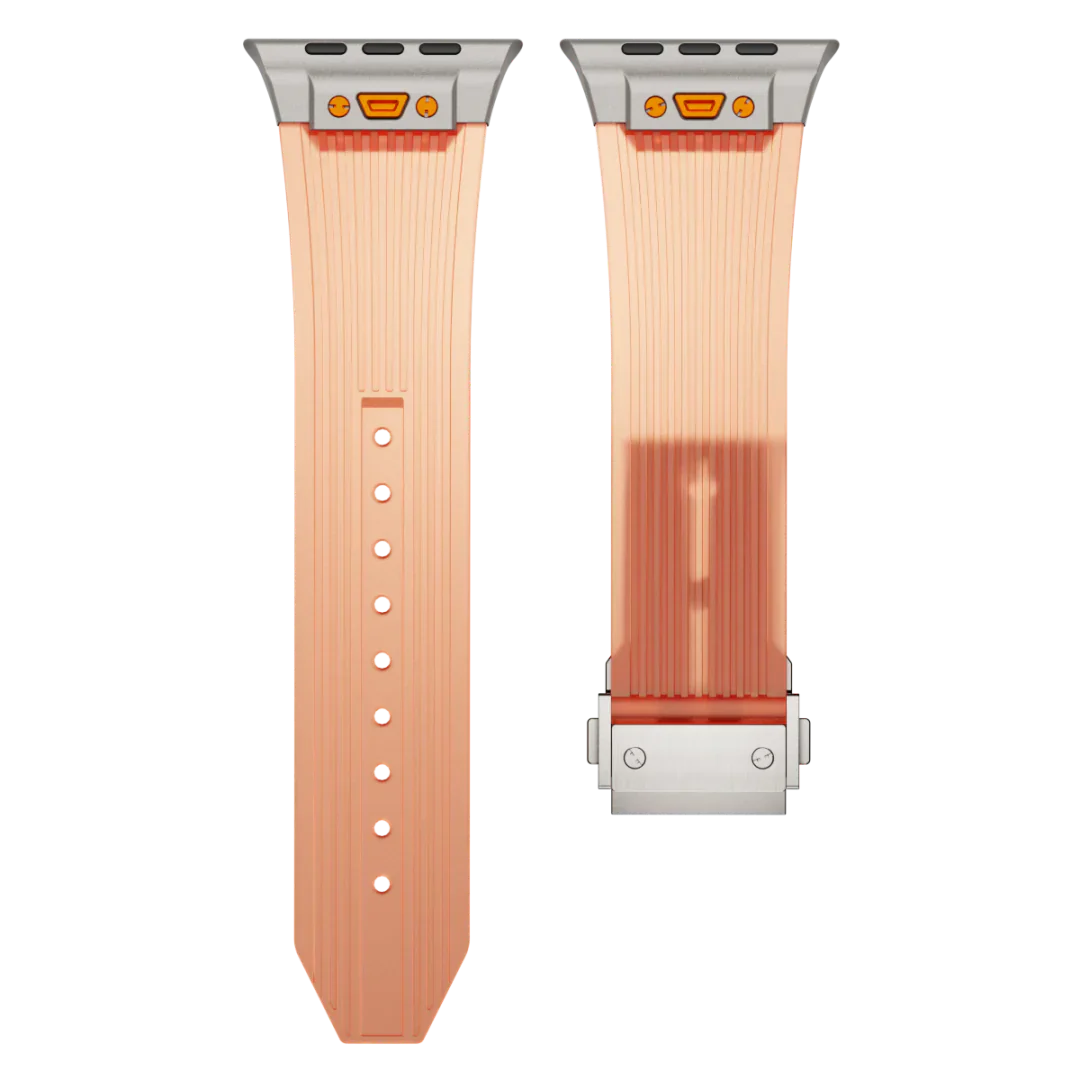 Clear Flexible Apple Watch Strap
