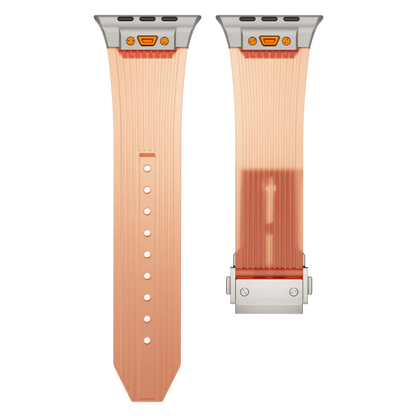 Clear Flexible Apple Watch Strap
