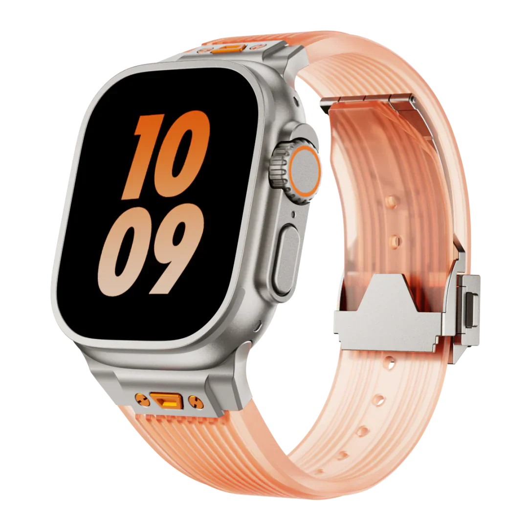 Clear Flexible Apple Watch Strap