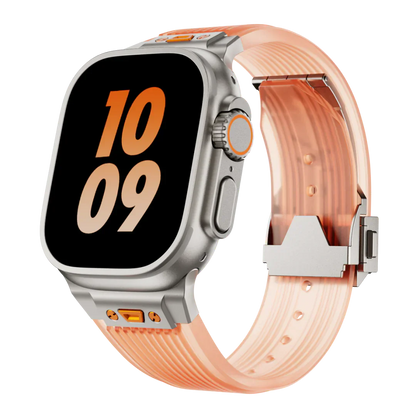 Clear Flexible Apple Watch Strap