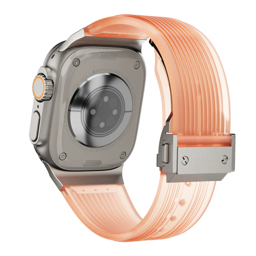 Clear Flexible Apple Watch Strap