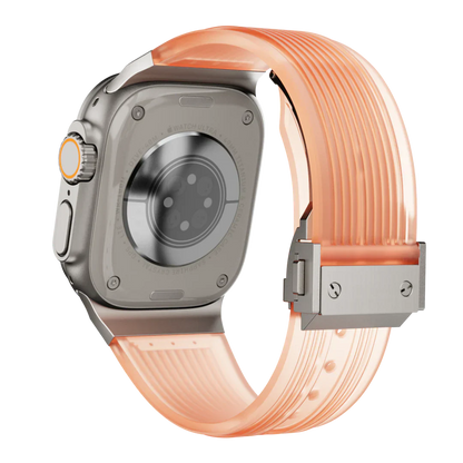 Clear Flexible Apple Watch Strap