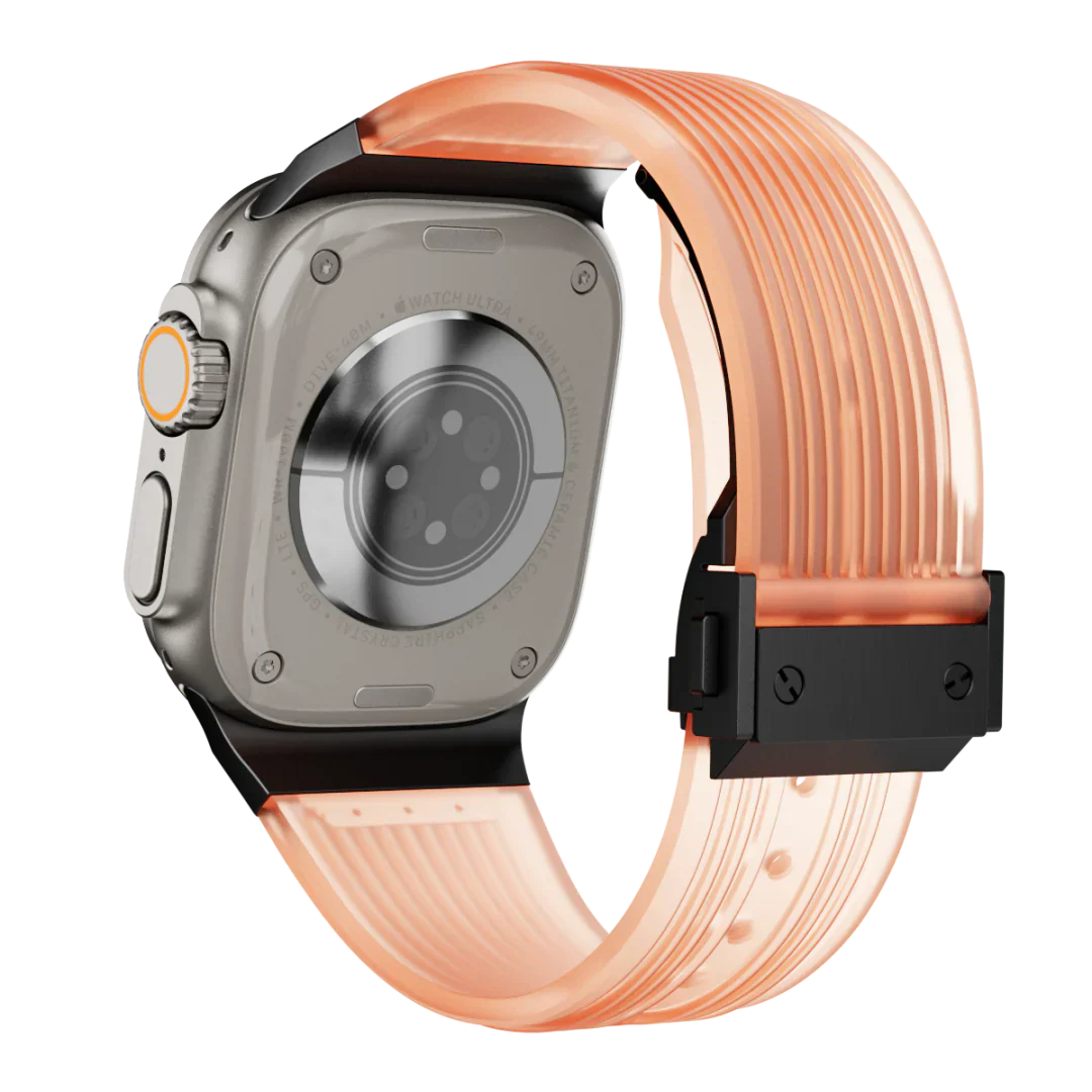 Clear Flexible Apple Watch Strap