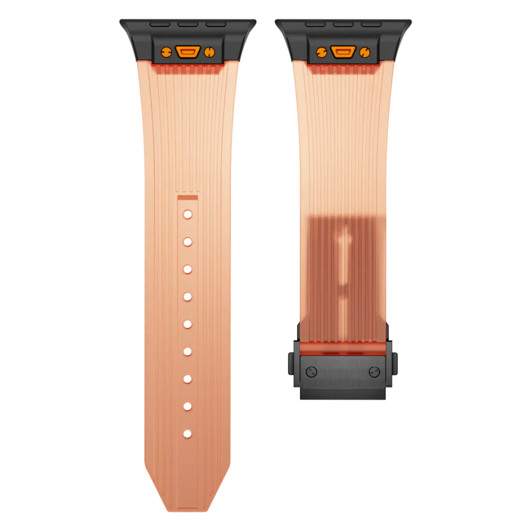 Clear Flexible Apple Watch Strap