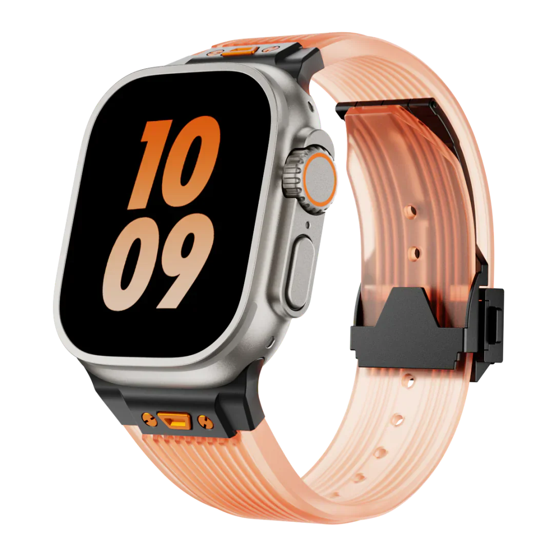 Clear Flexible Apple Watch Strap