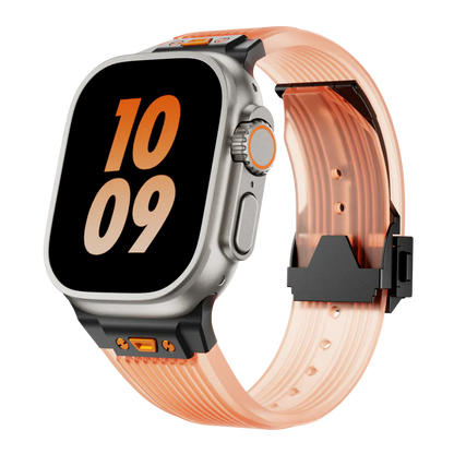 Clear Flexible Apple Watch Strap