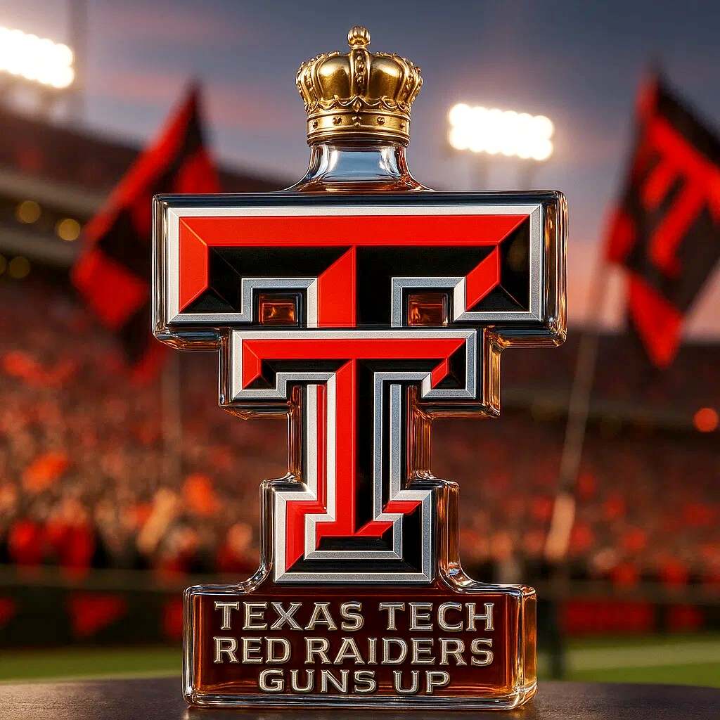 Official TTU Red Raiders Whiskey Decanter - Luxicro