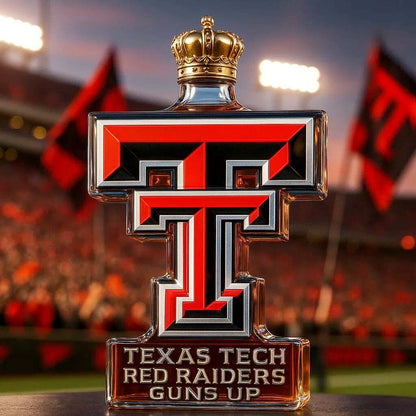 Official TTU Red Raiders Whiskey Decanter - Luxicro