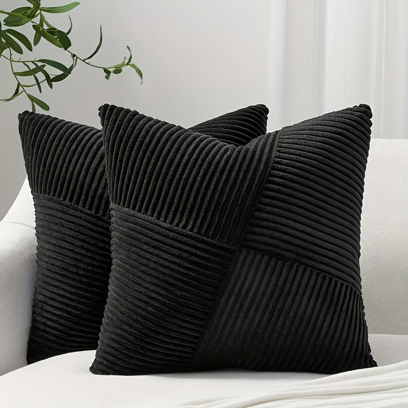 Plush Soft 2 Piece Cotton Pillowcase Set