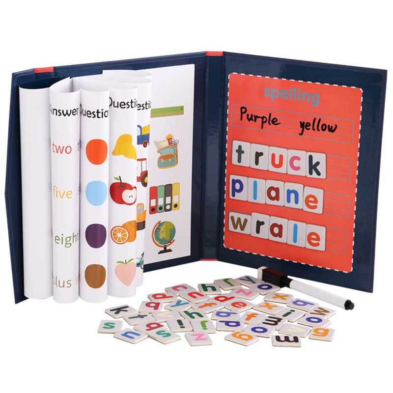 Fun Interactive Magnetic Learning Book for Kids - Luxicro