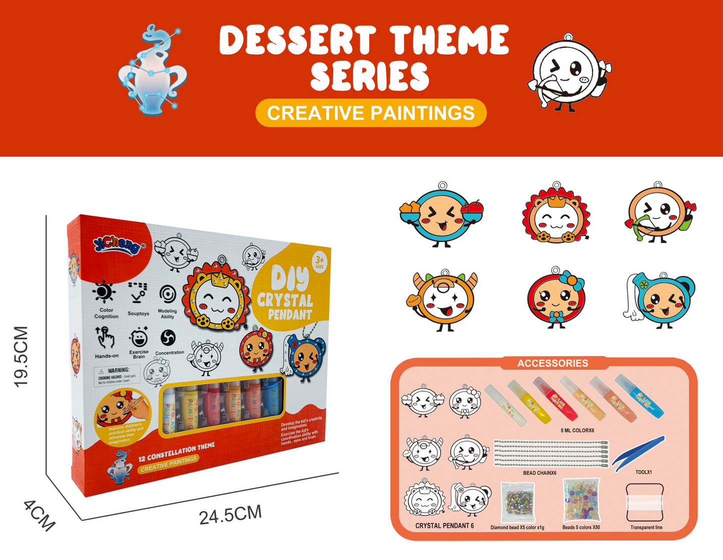 Fun Crystal Pendant Making Kit for Kids
