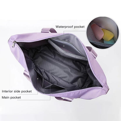 Spacious Dual Compartment Travel Duffel Bag