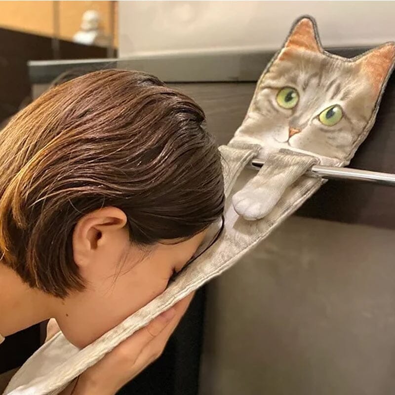 Cute Cat Summer Towel