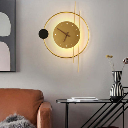 Contemporary LED Lighted Wall Clock