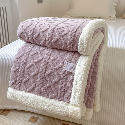 Cozy Plush Throw Blanket for Home Decor