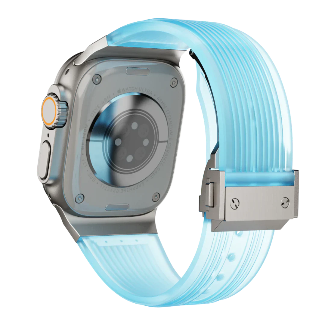 Clear Flexible Apple Watch Strap
