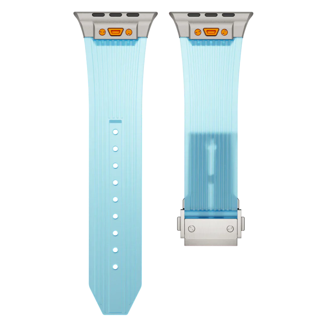 Clear Flexible Apple Watch Strap