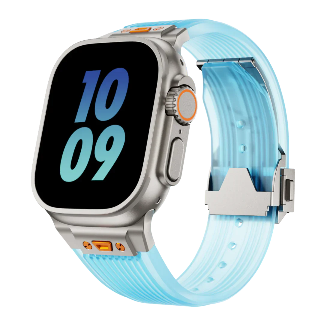 Clear Flexible Apple Watch Strap