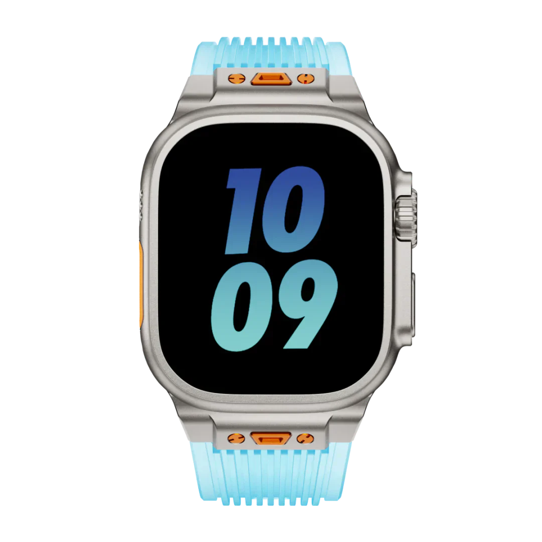 Clear Flexible Apple Watch Strap