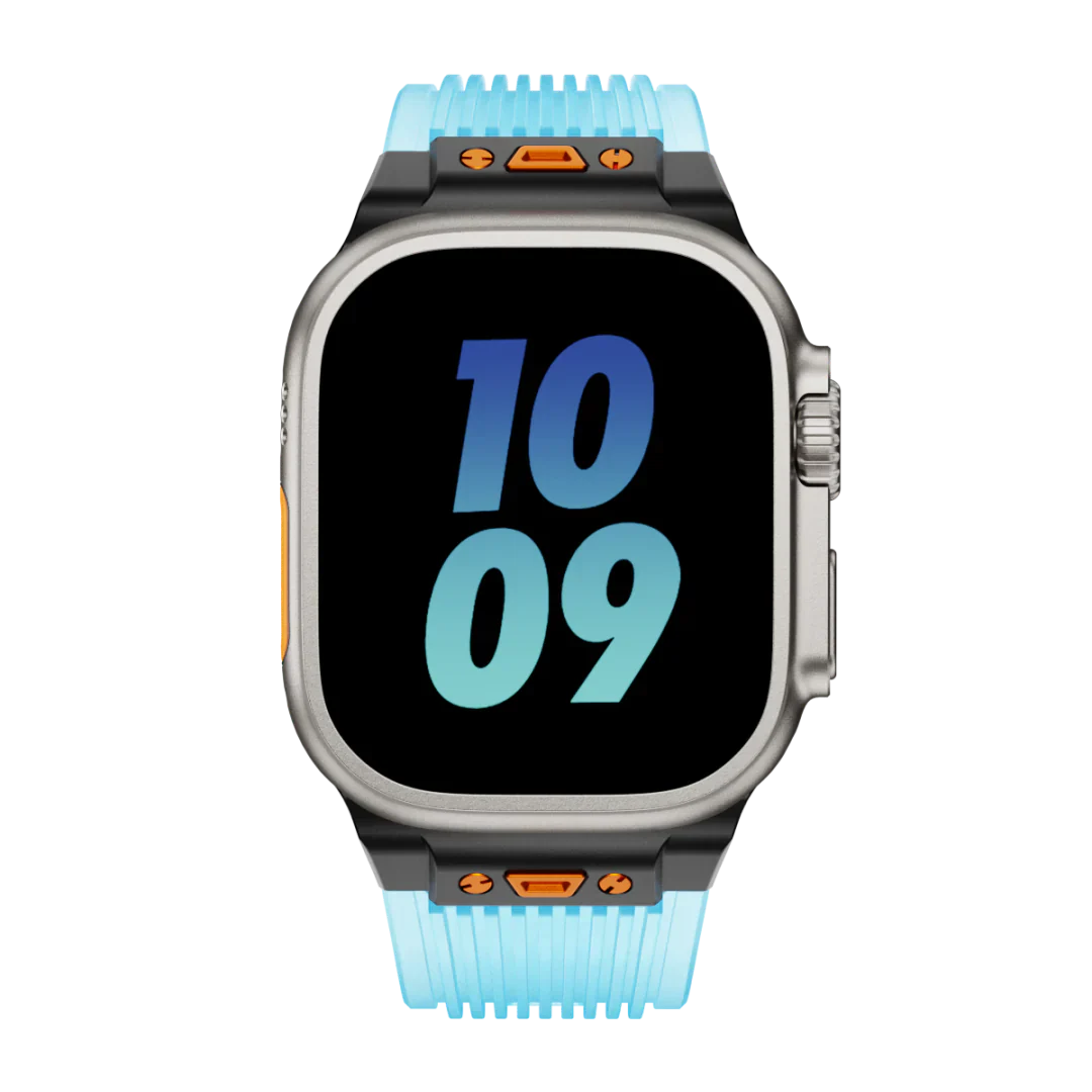 Clear Flexible Apple Watch Strap