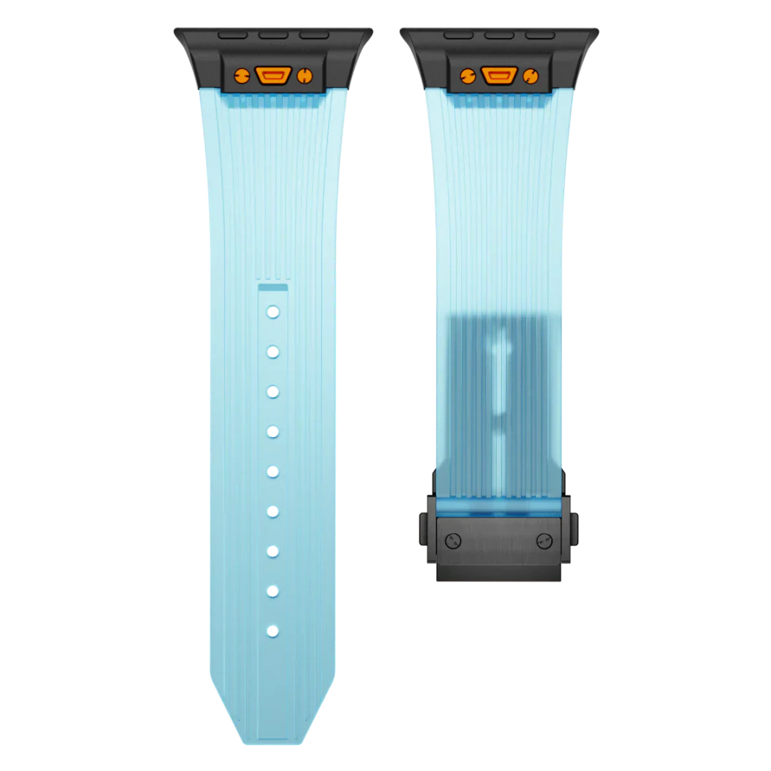 Clear Flexible Apple Watch Strap