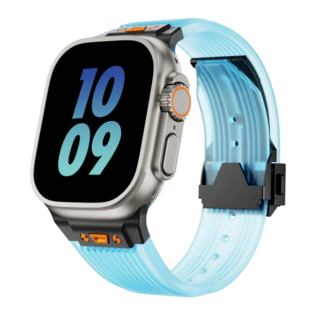 Clear Flexible Apple Watch Strap