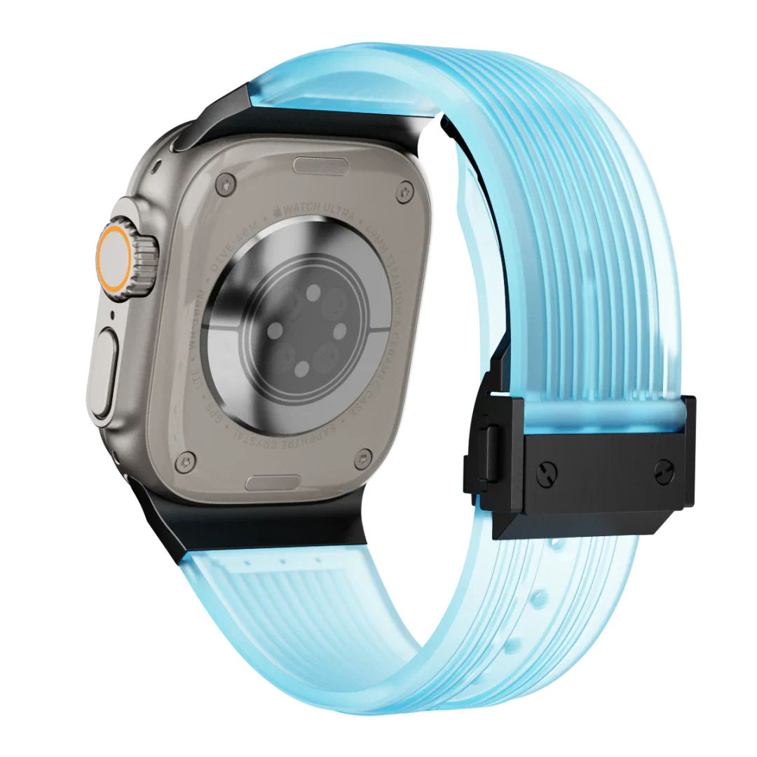 Clear Flexible Apple Watch Strap