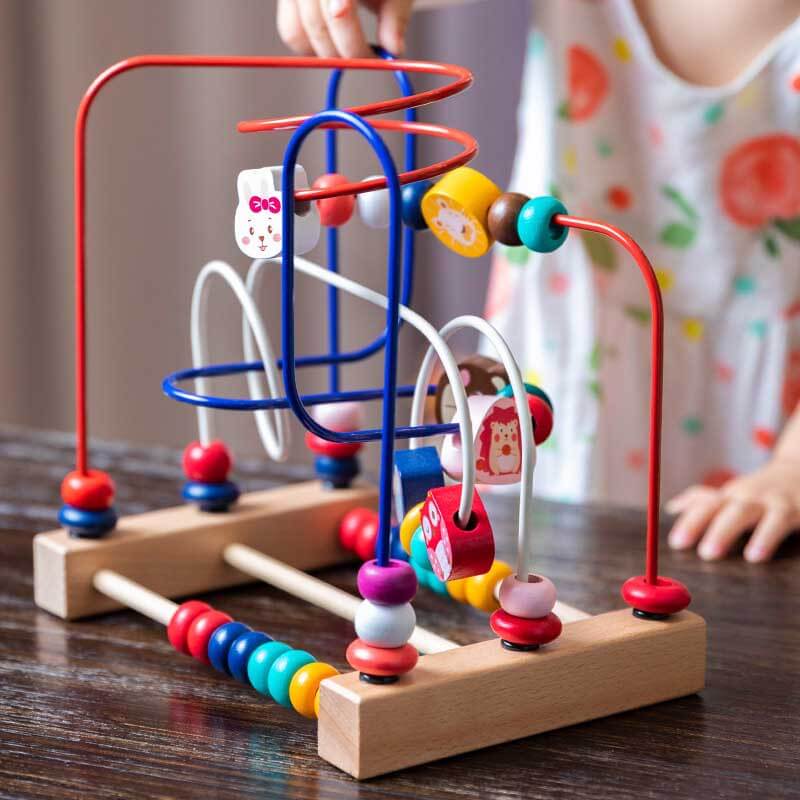 Educational Wooden Bead Maze Toy